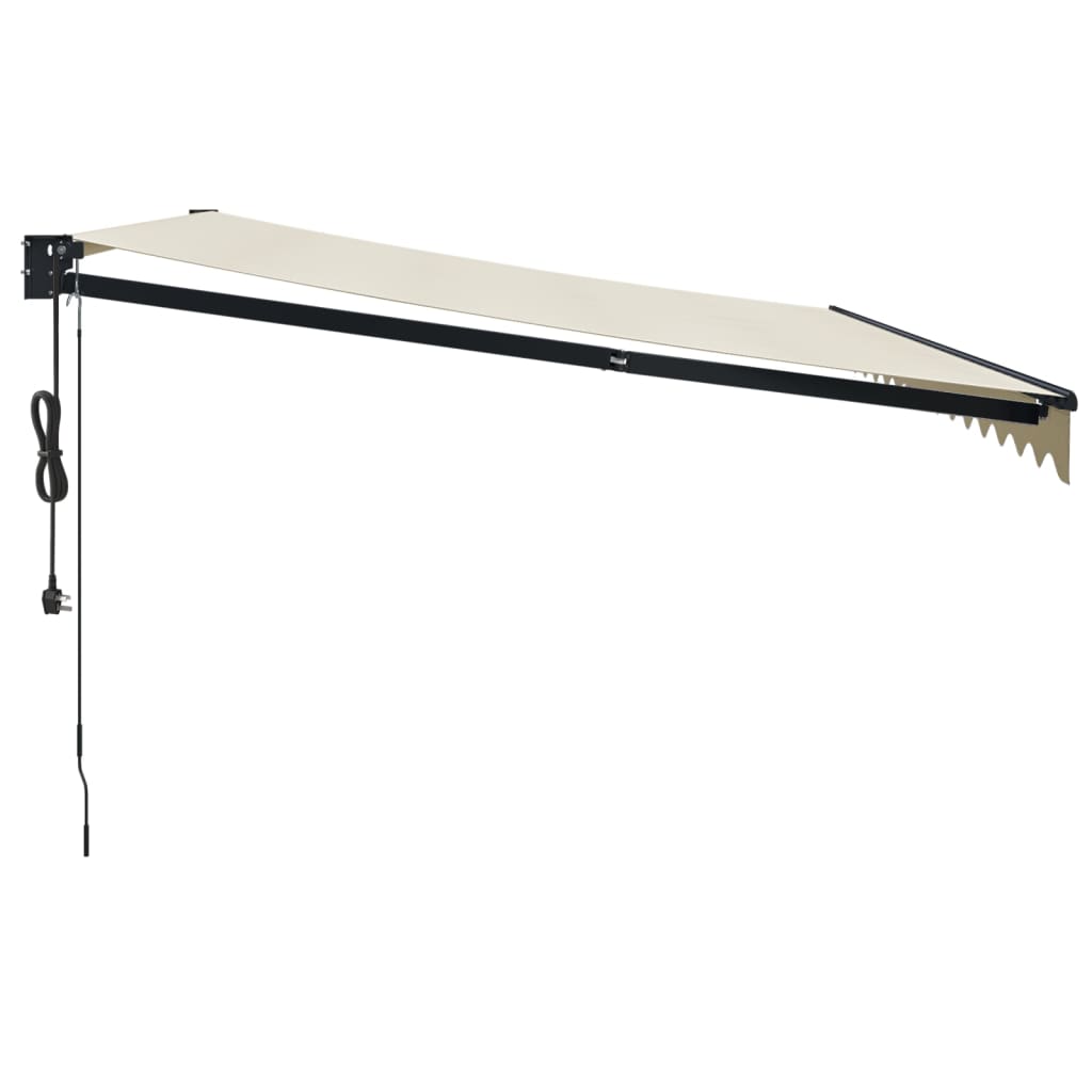 Tenda retrattile Crema con Struttura Antracite