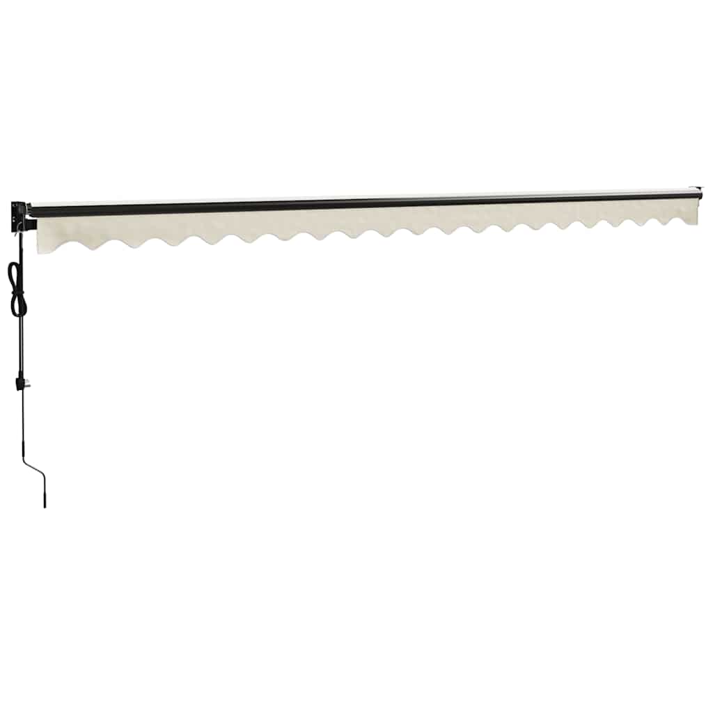 Tenda retrattile Crema con Struttura Antracite 5 x 3 m