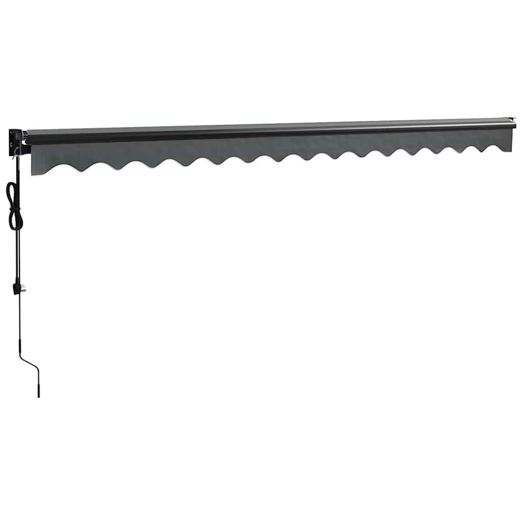Tenda retrattile Antracite con Struttura Antracite 4,5 × 3 m