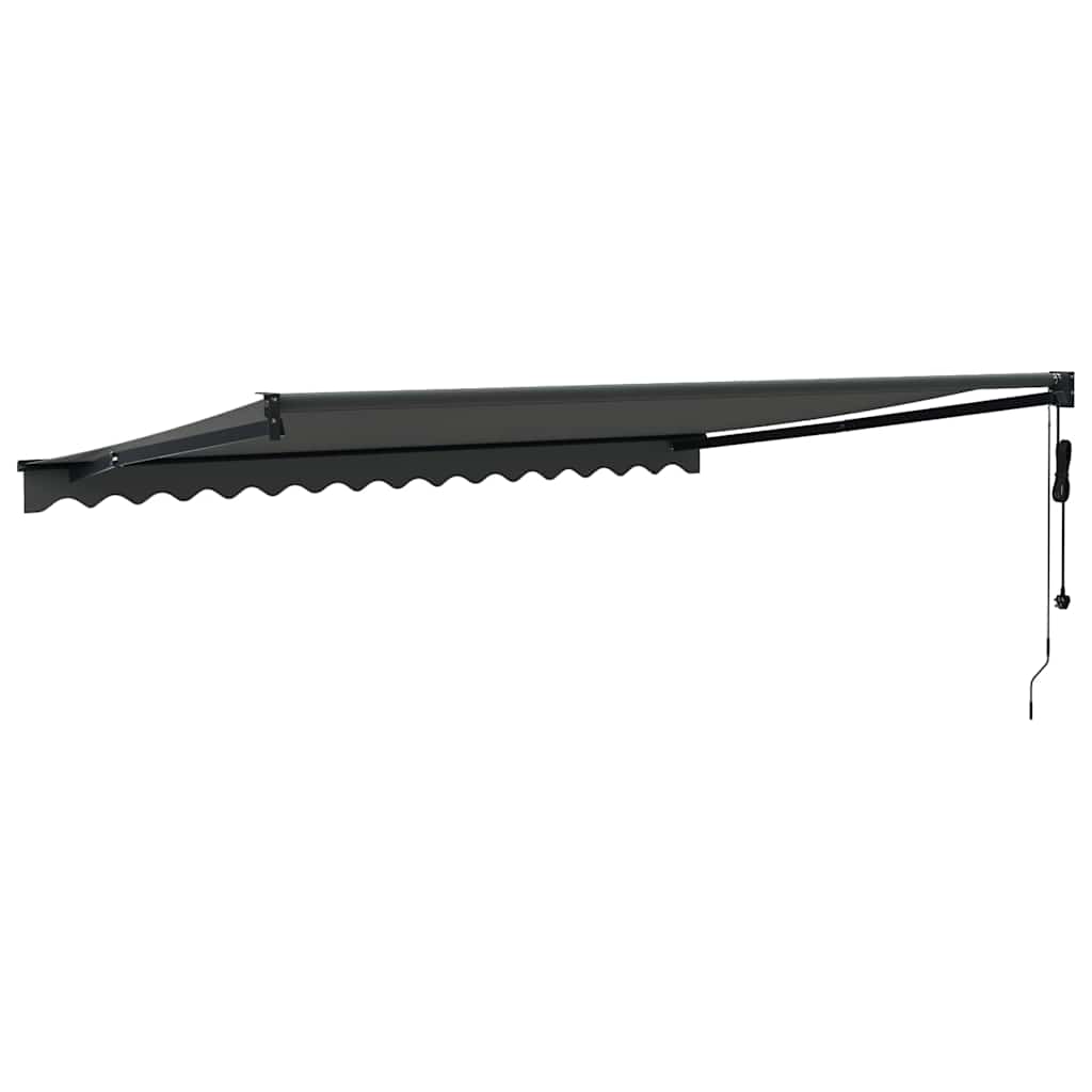 Tenda retrattile Antracite con Struttura Antracite 4,5 × 3 m