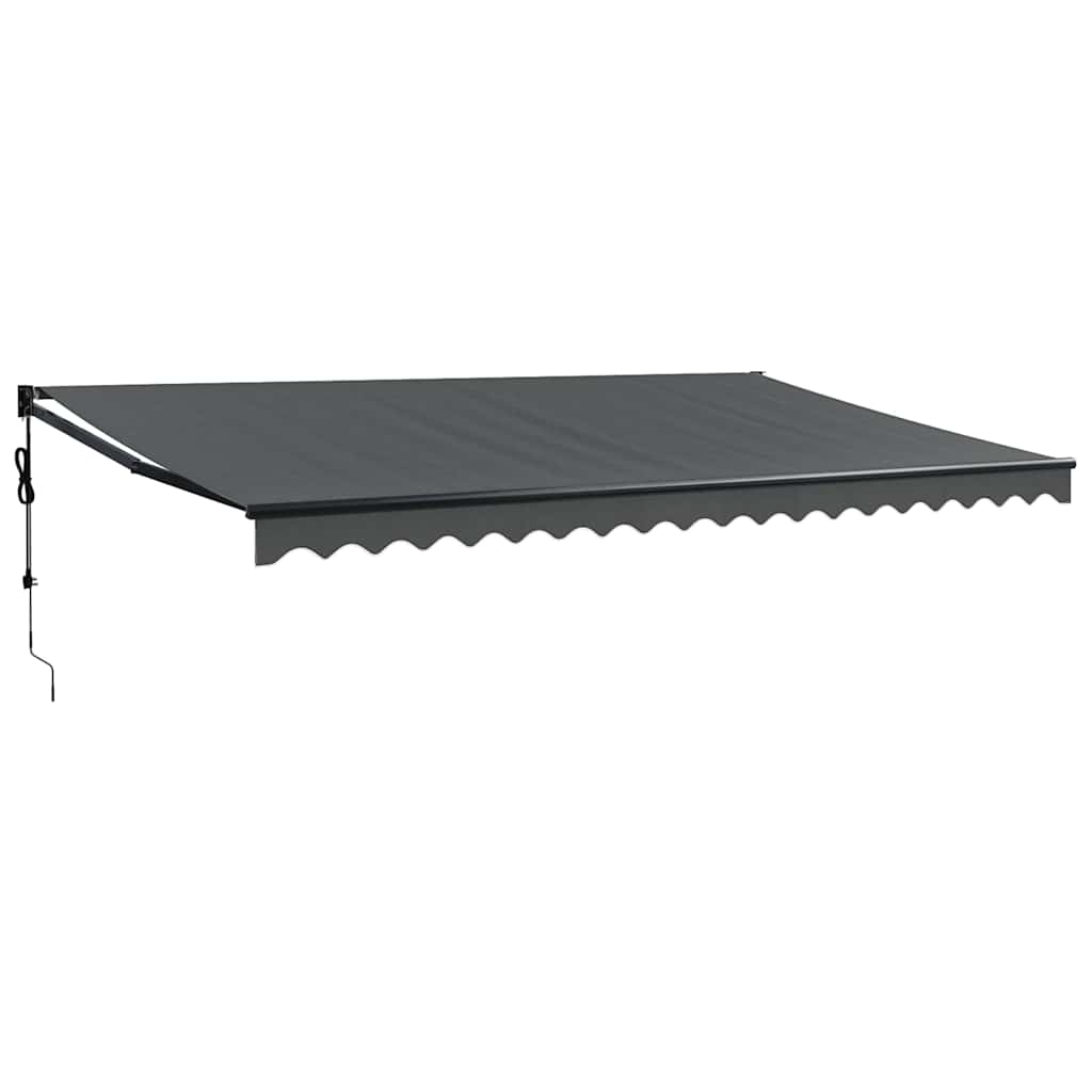 Tenda retrattile Antracite con Struttura Antracite 5 x 3 m