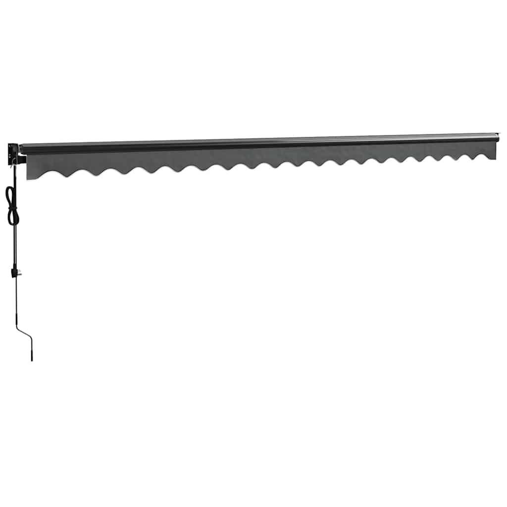 Tenda retrattile Antracite con Struttura Antracite 5 x 3 m