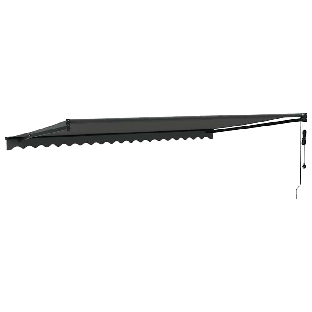 Tenda retrattile Antracite con Struttura Antracite 5 x 3 m