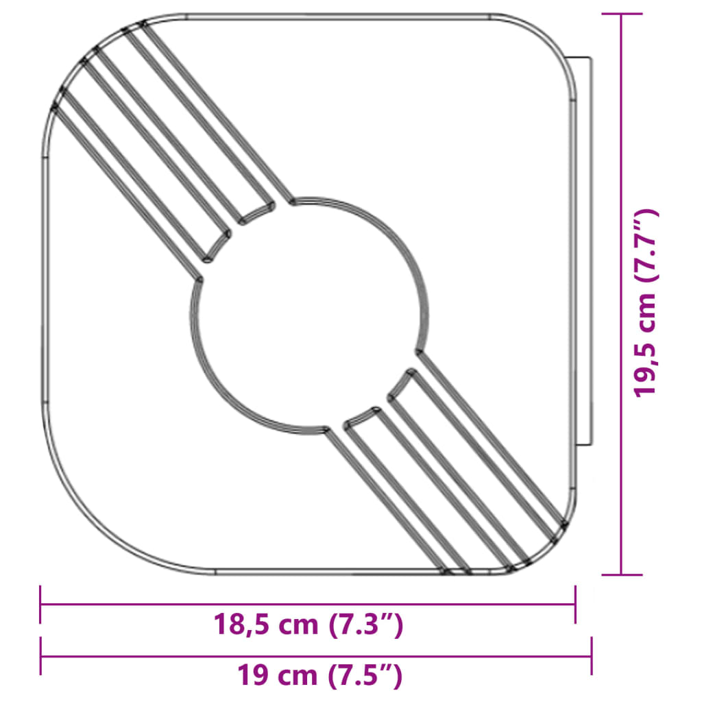 Tenda retrattile Blu e Bianco con Struttura Bianca 4,5 × 3 m