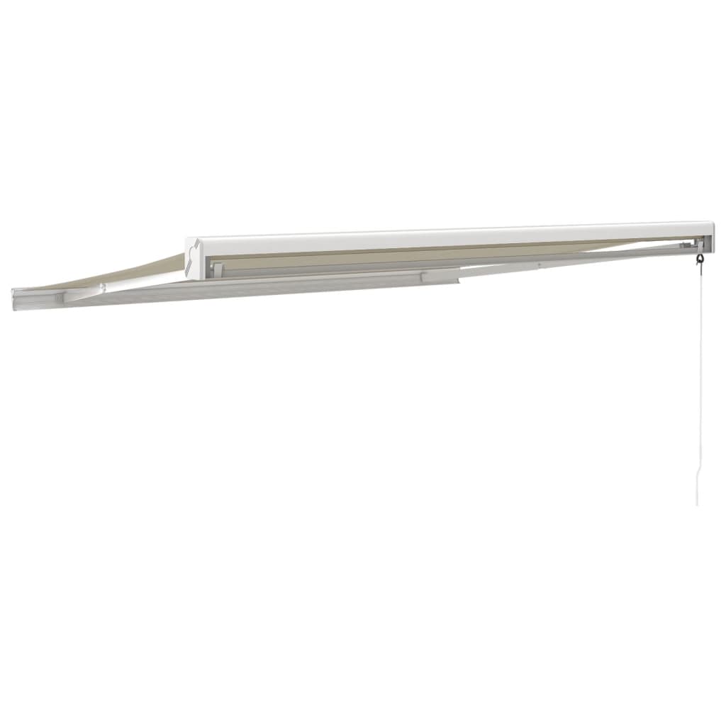 Tenda retrattile Crema con Struttura Bianca 3 x 2,5 m