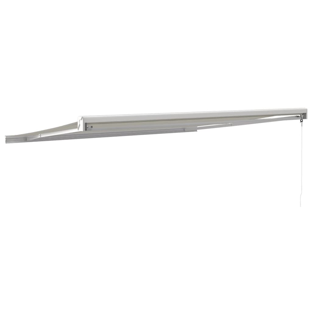 Tenda retrattile Crema con Struttura Bianca 4 × 3 m