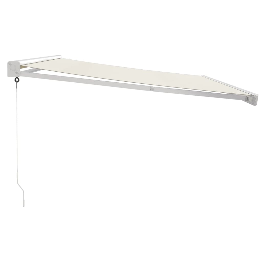 Tenda retrattile Crema con Struttura Bianca 4 × 3 m