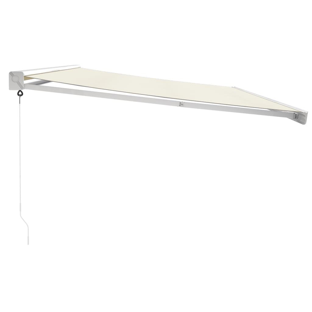 Tenda retrattile Crema con Struttura Bianca 5 x 3 m
