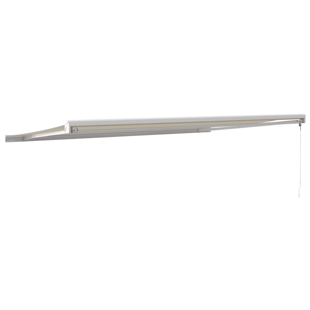 Tenda retrattile Crema con Struttura Bianca 5 x 3 m