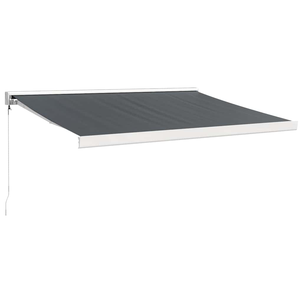 Tenda retrattile Antracite con Struttura Bianca 3,5 x 2,5 m