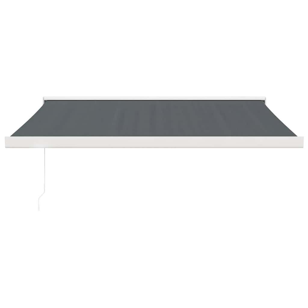 Tenda retrattile Antracite con Struttura Bianca 3,5 x 2,5 m