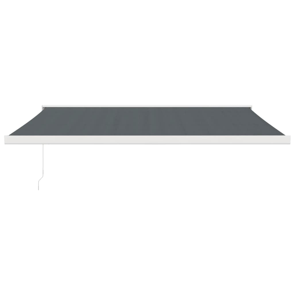 Tenda retrattile Antracite con Struttura Bianca 4 × 3 m