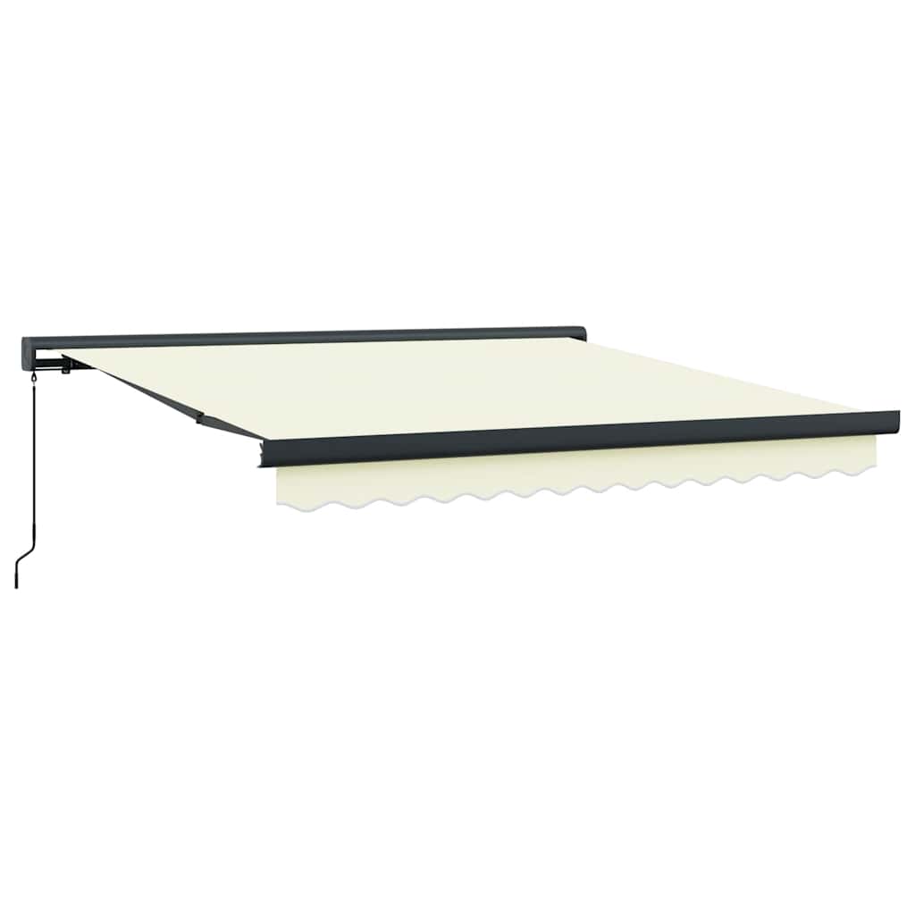 Tenda retrattile Crema con Struttura Antracite 3 x 2,5 m