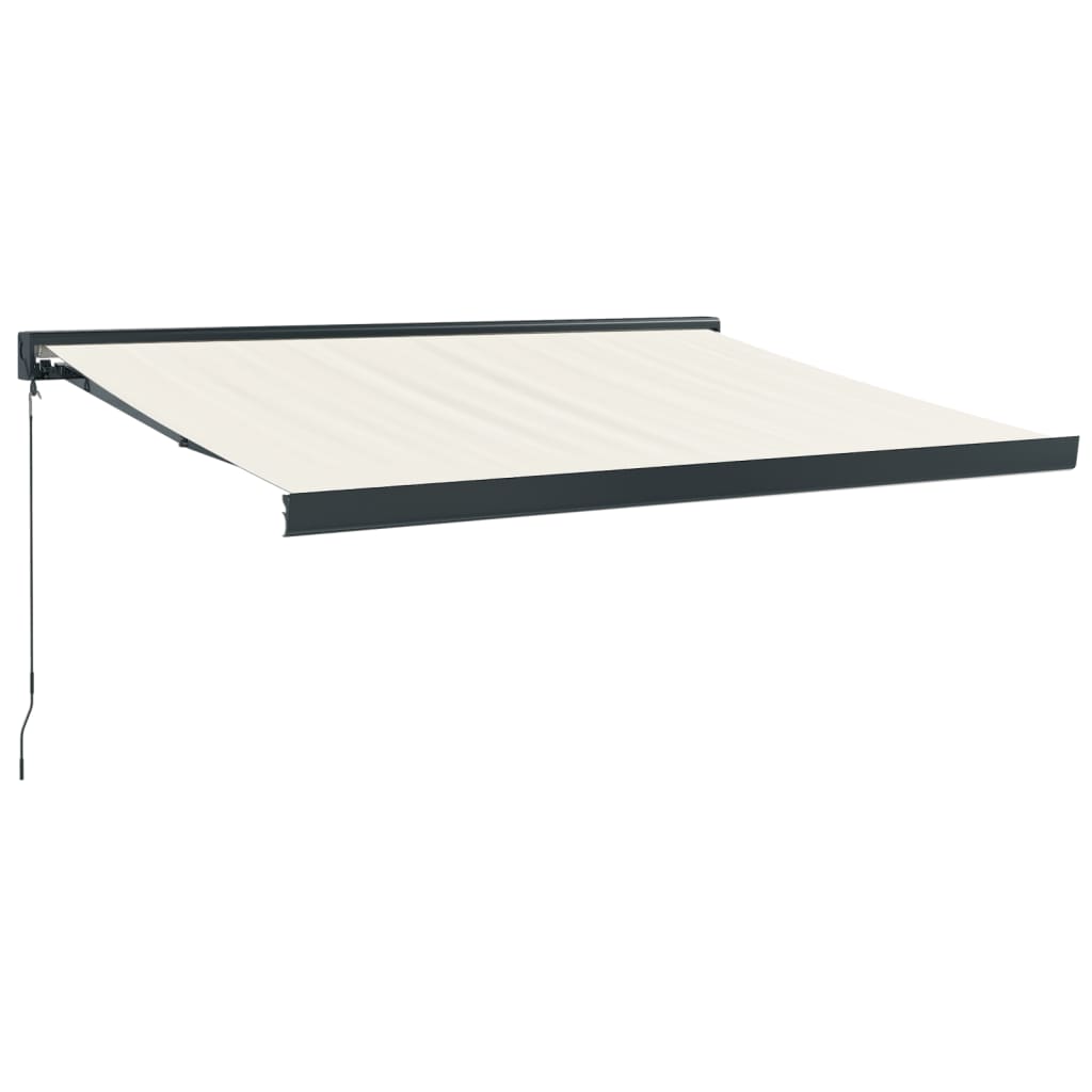 Tenda retrattile Crema con Struttura Antracite 3,5 x 2,5 m