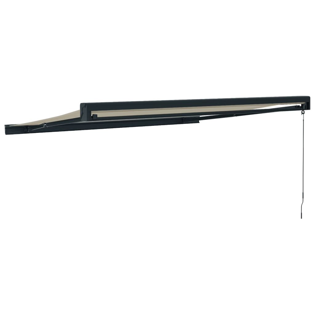 Tenda retrattile Crema con Struttura Antracite 3,5 x 2,5 m