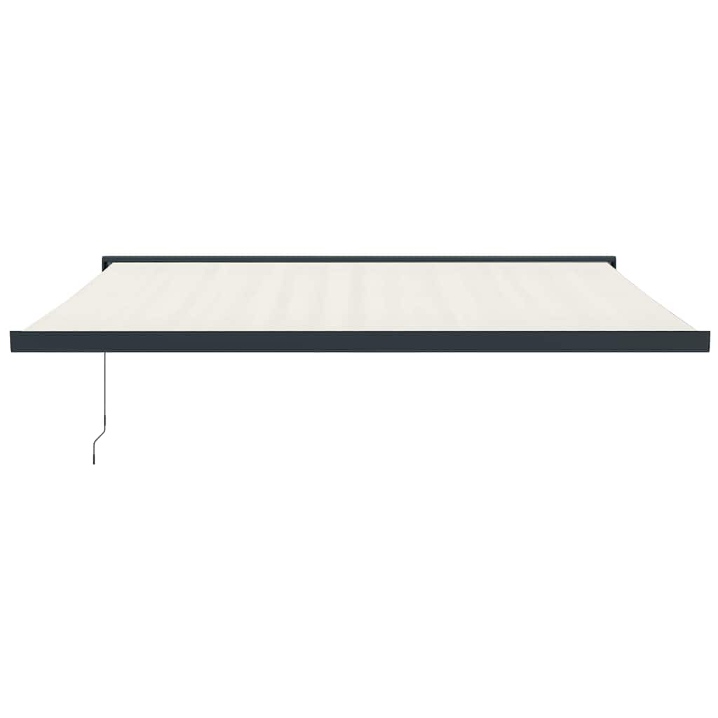 Tenda retrattile Crema con Struttura Antracite 4,5 × 3 m