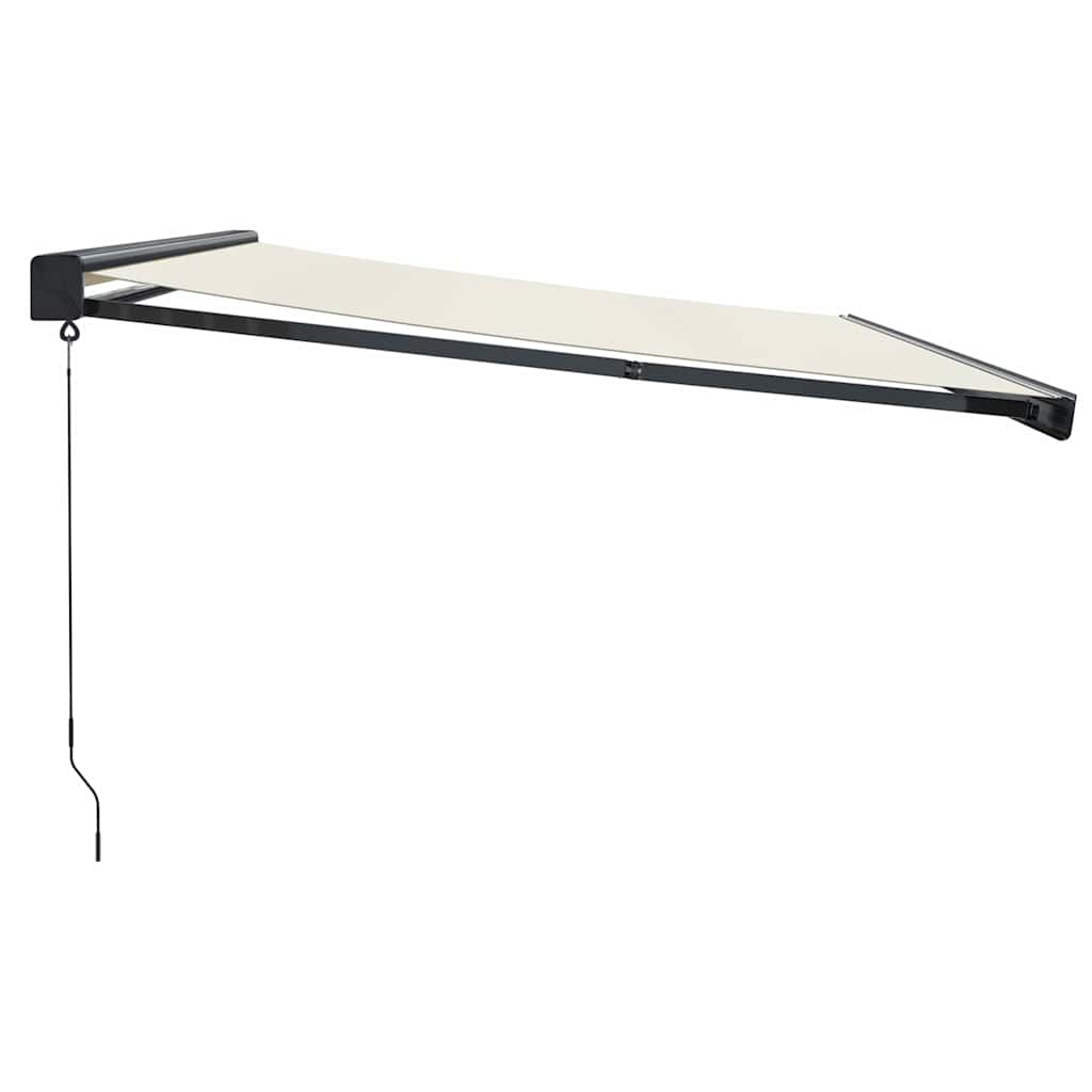 Tenda retrattile Crema con Struttura Antracite 4,5 × 3 m