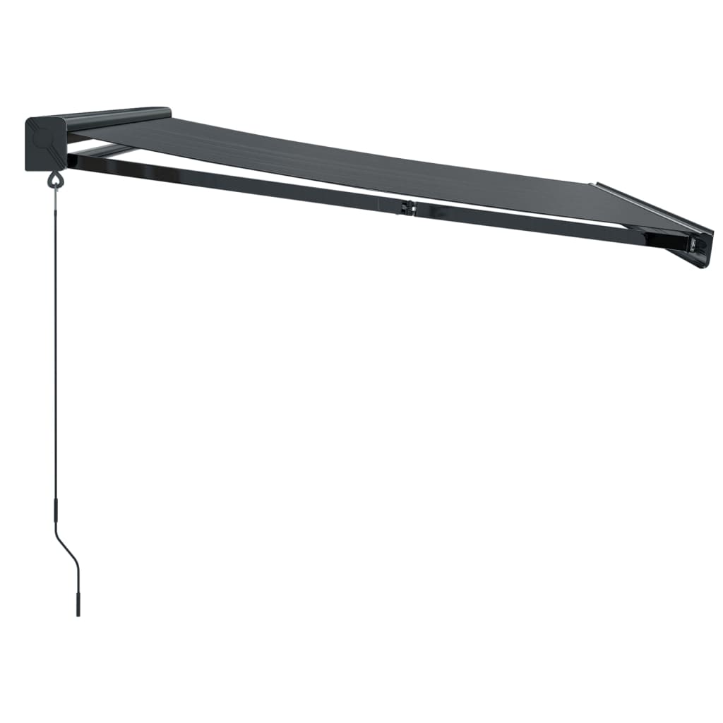 Tenda retrattile Antracite con Struttura Antracite 3,5 x 2,5 m