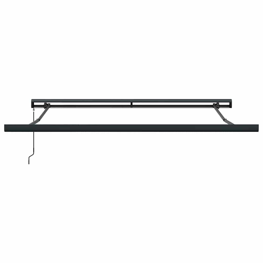 Tenda retrattile Arancione e Marrone con Struttura Antracite
