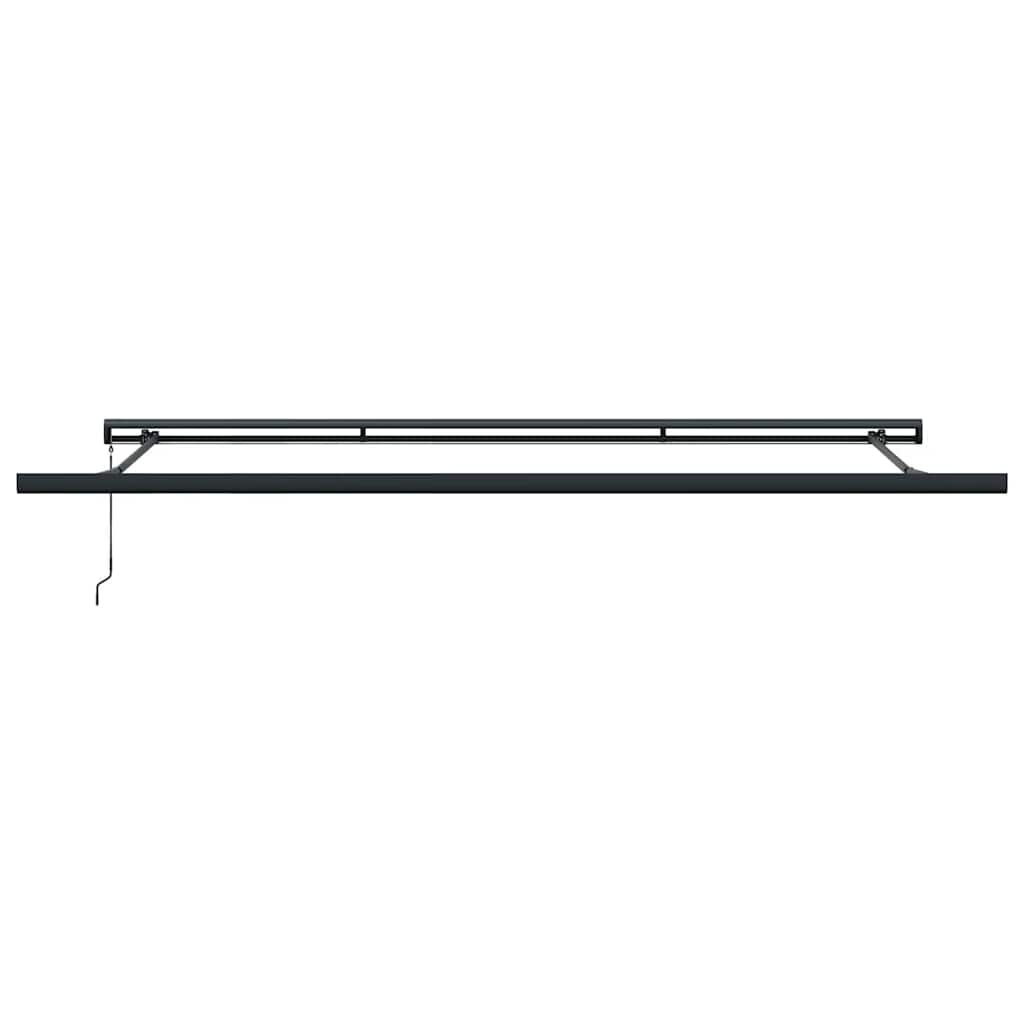 Tenda retrattile Arancione e Marrone con Struttura Antracite