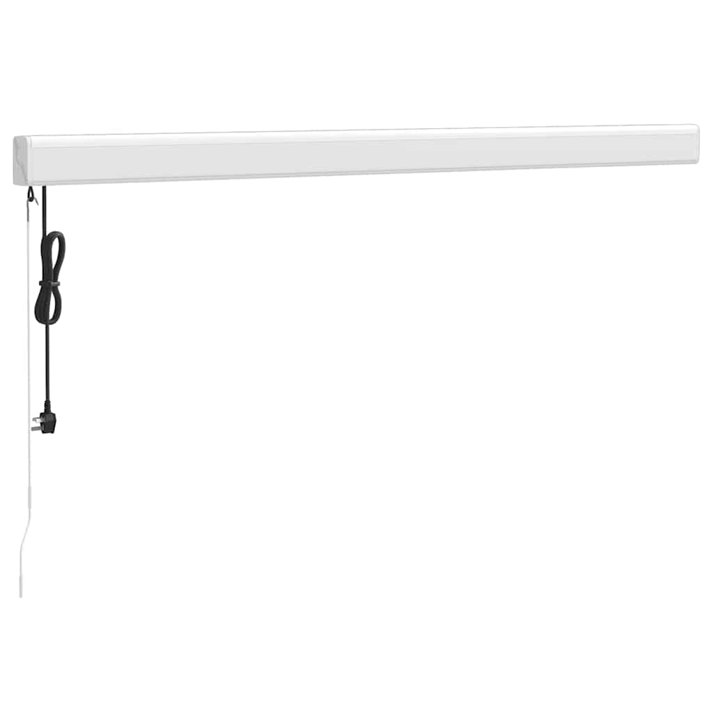 Tenda retrattile Crema 350 x 250 cm Tessuto e Metallo