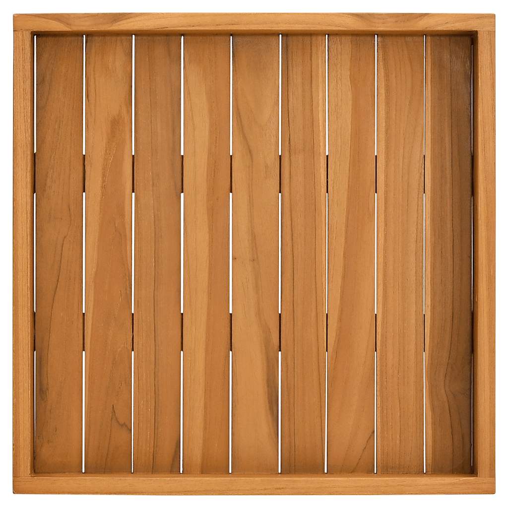 Vassoio da Portata 50x50 cm in Legno Massello di Teak