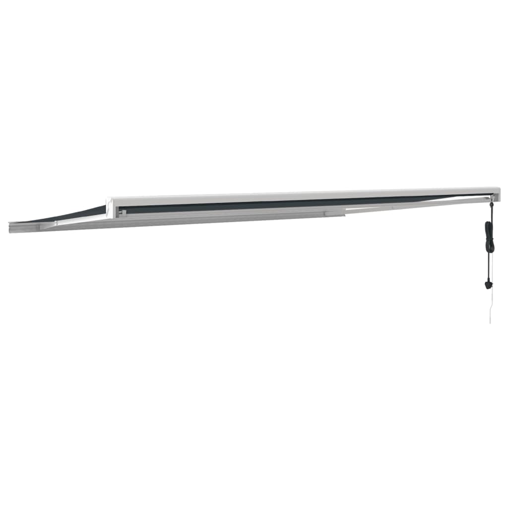 Tenda retrattile Antracite 450 × 300 cm Tessuto e Metallo