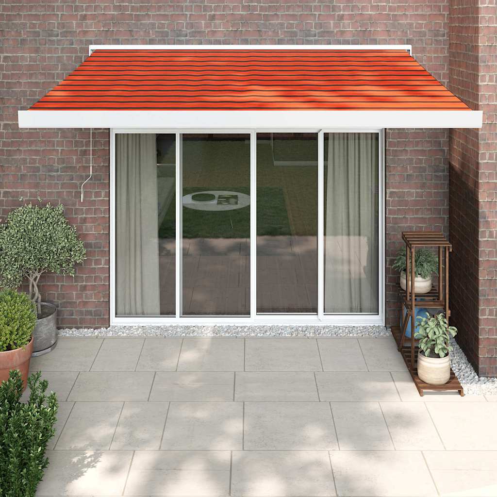 Tenda retrattile Arancione e Marrone 300 x 250 cm