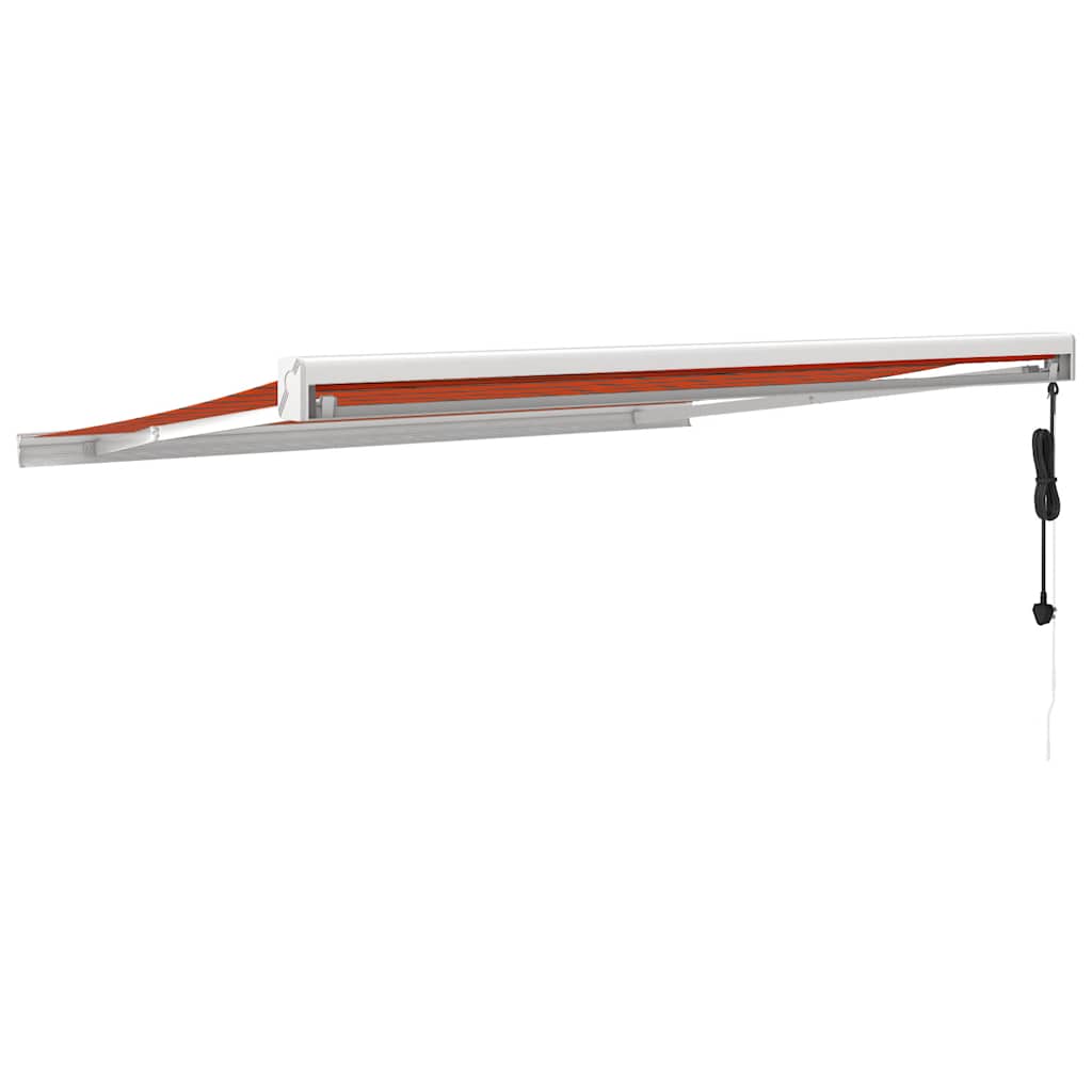 Tenda retrattile Arancione e Marrone 350 x 250 cm