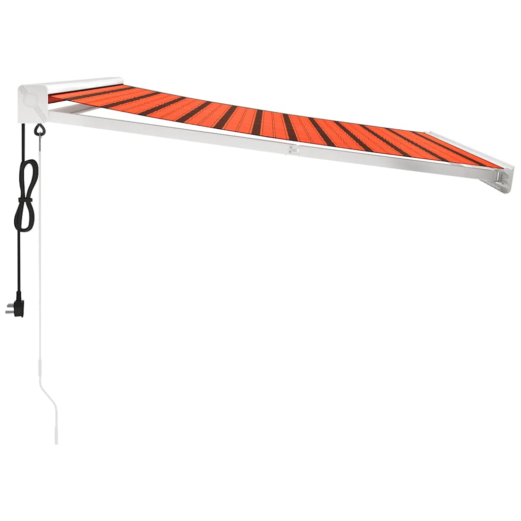 Tenda retrattile Arancione e Marrone 350 x 250 cm