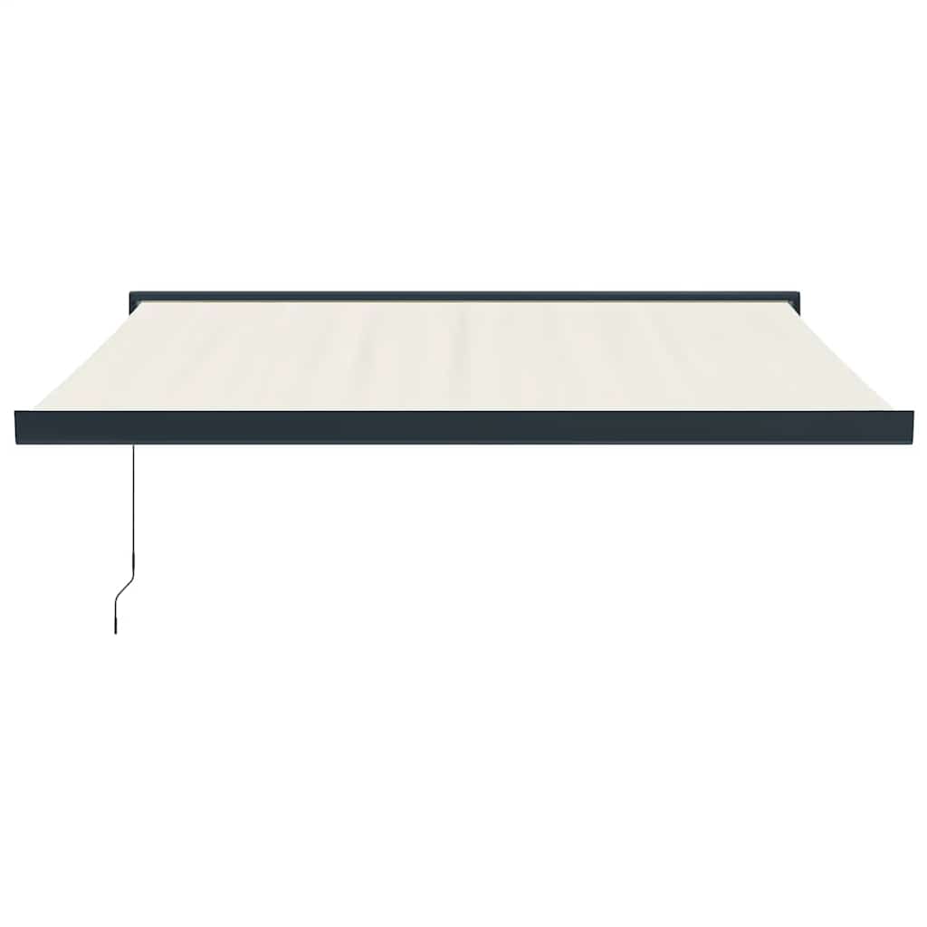 Tenda retrattile Crema con Struttura Antracite 350 x 250 cm