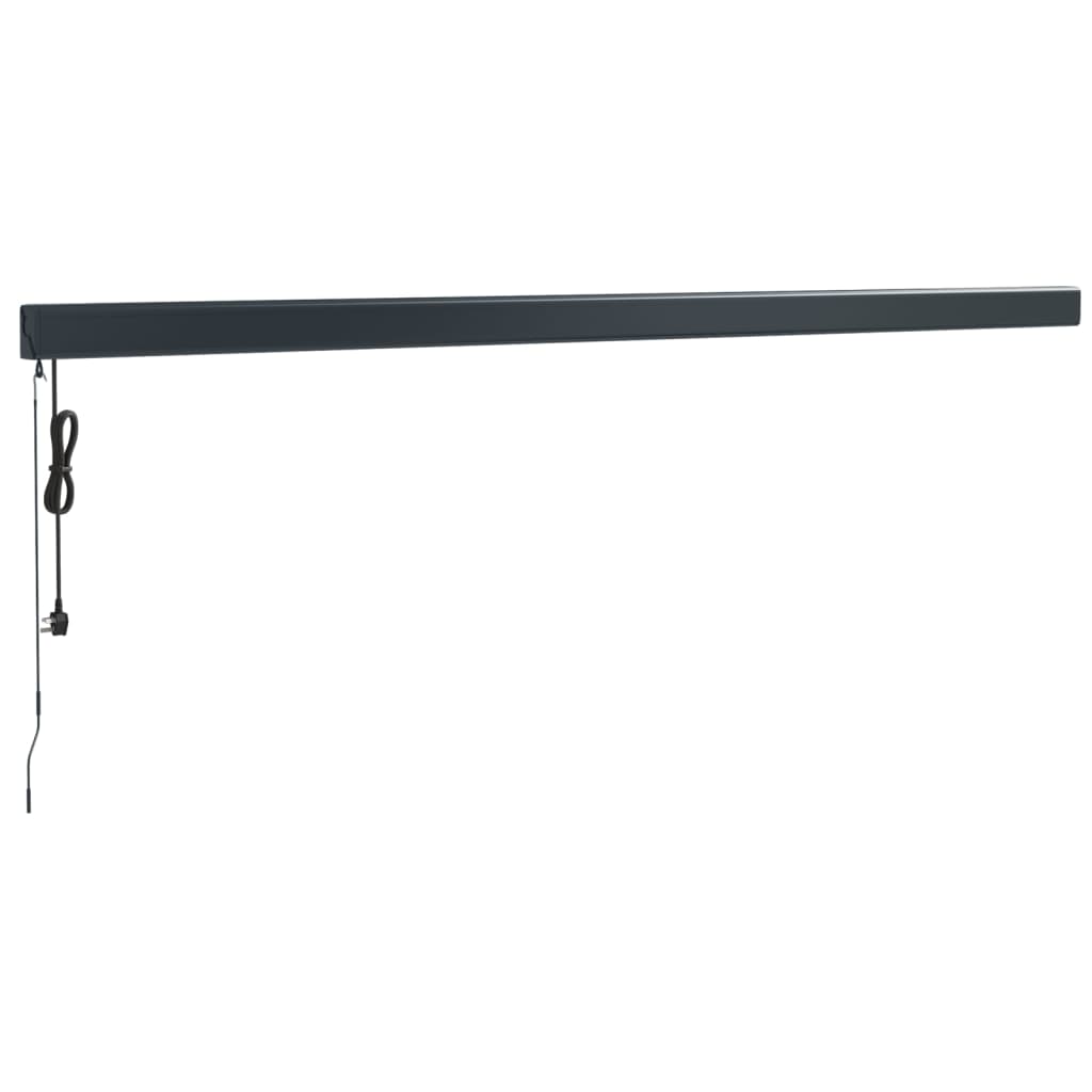 Tenda retrattile Crema con Struttura Antracite 500 × 300 cm