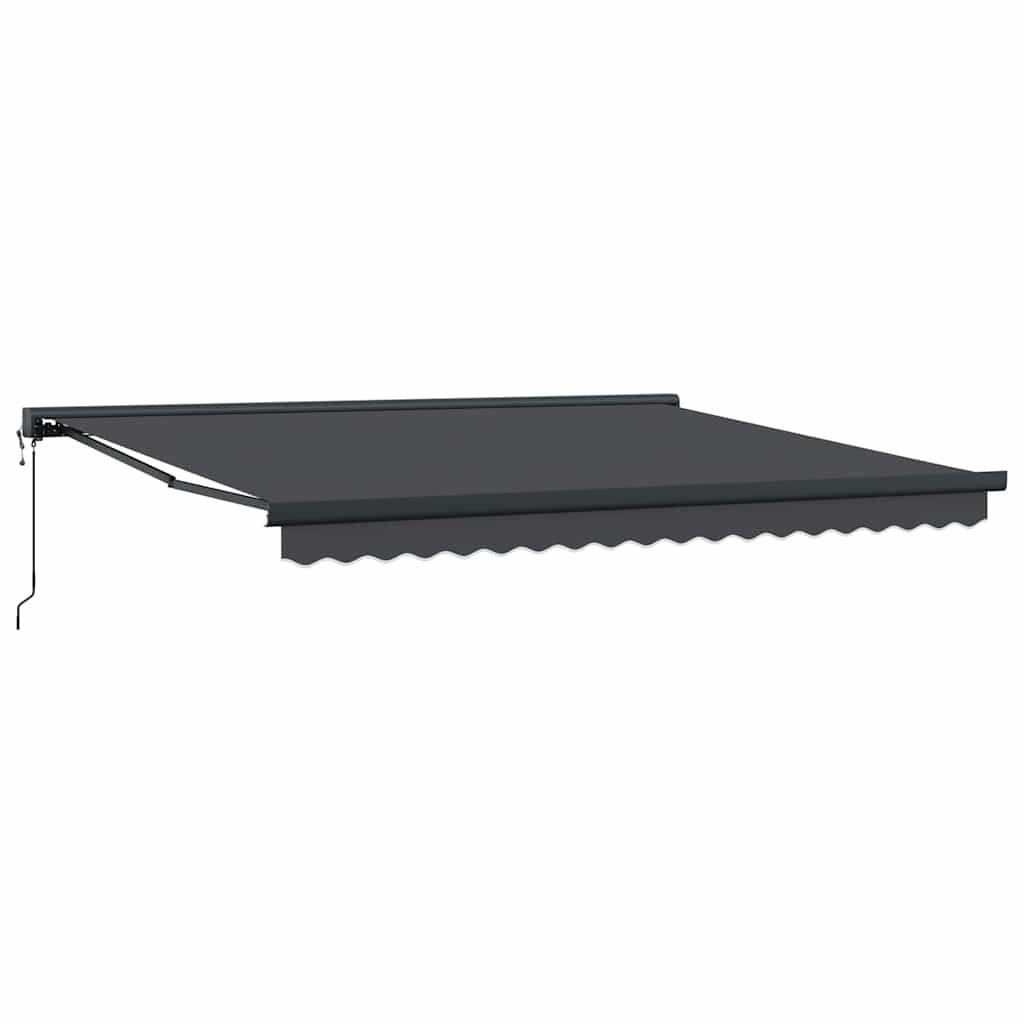 Tenda retrattile Antracite con Struttura Antracite 400 × 300 cm