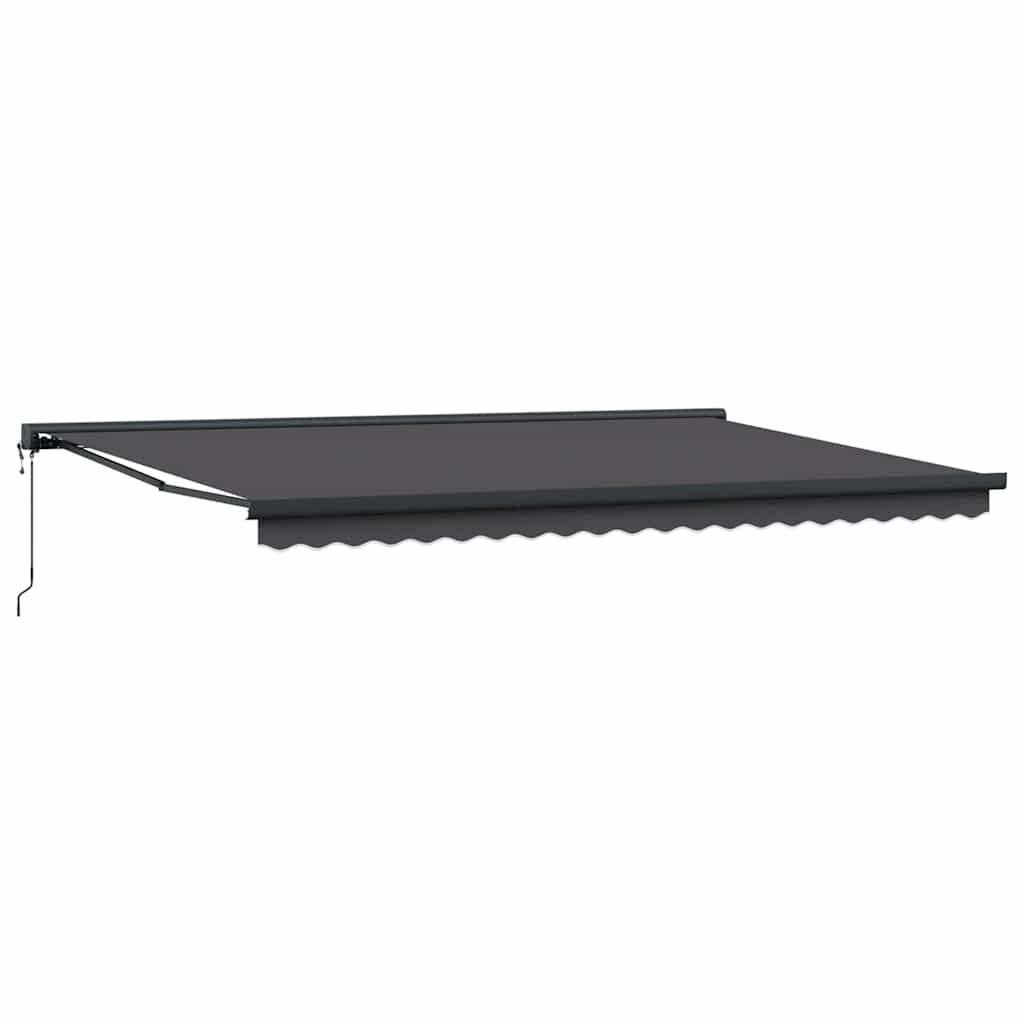Tenda retrattile Antracite con Struttura Antracite 500 × 300 cm