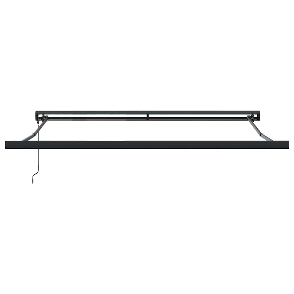 Tenda retrattile Arancione e Marrone con Struttura Antracite