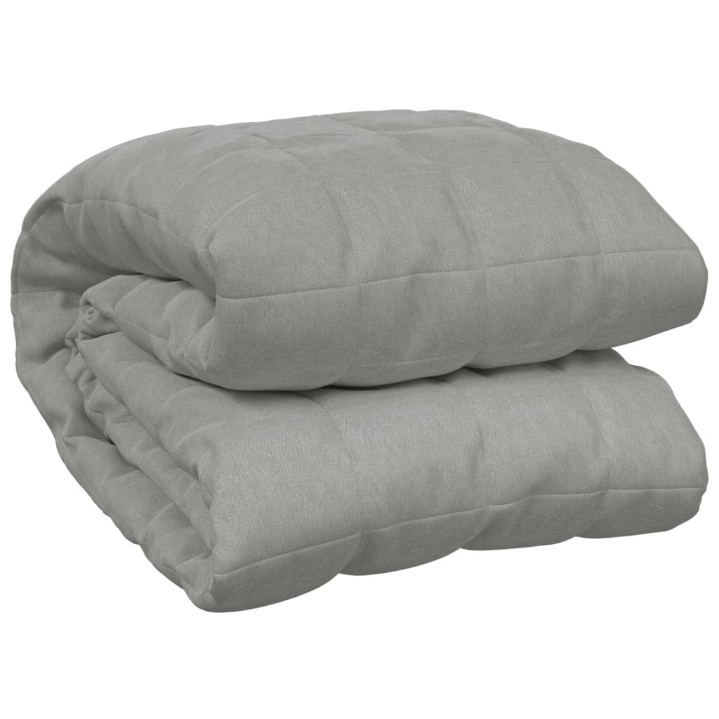 Coperta Ponderata Grigia 140x200 cm 6 kg Tessuto
