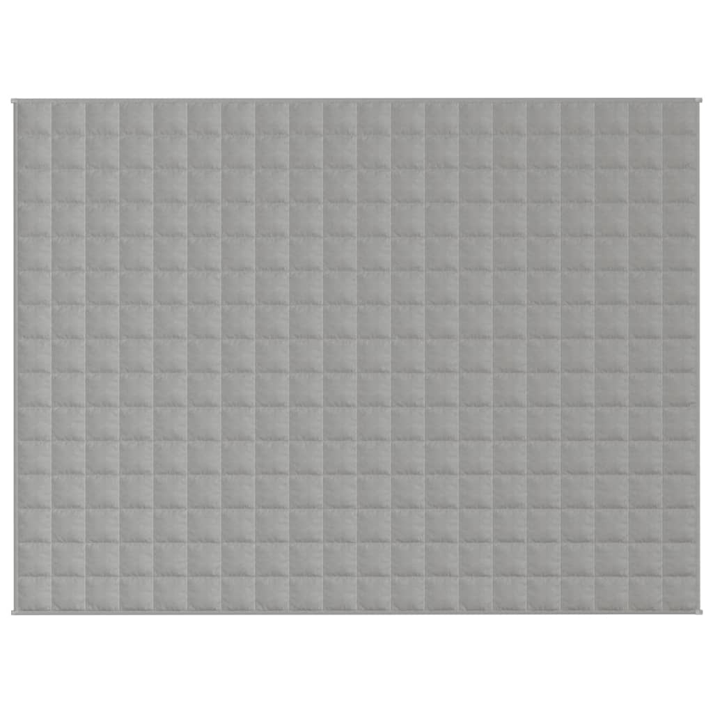 Coperta Ponderata Grigia 152x203 cm 7 kg Tessuto