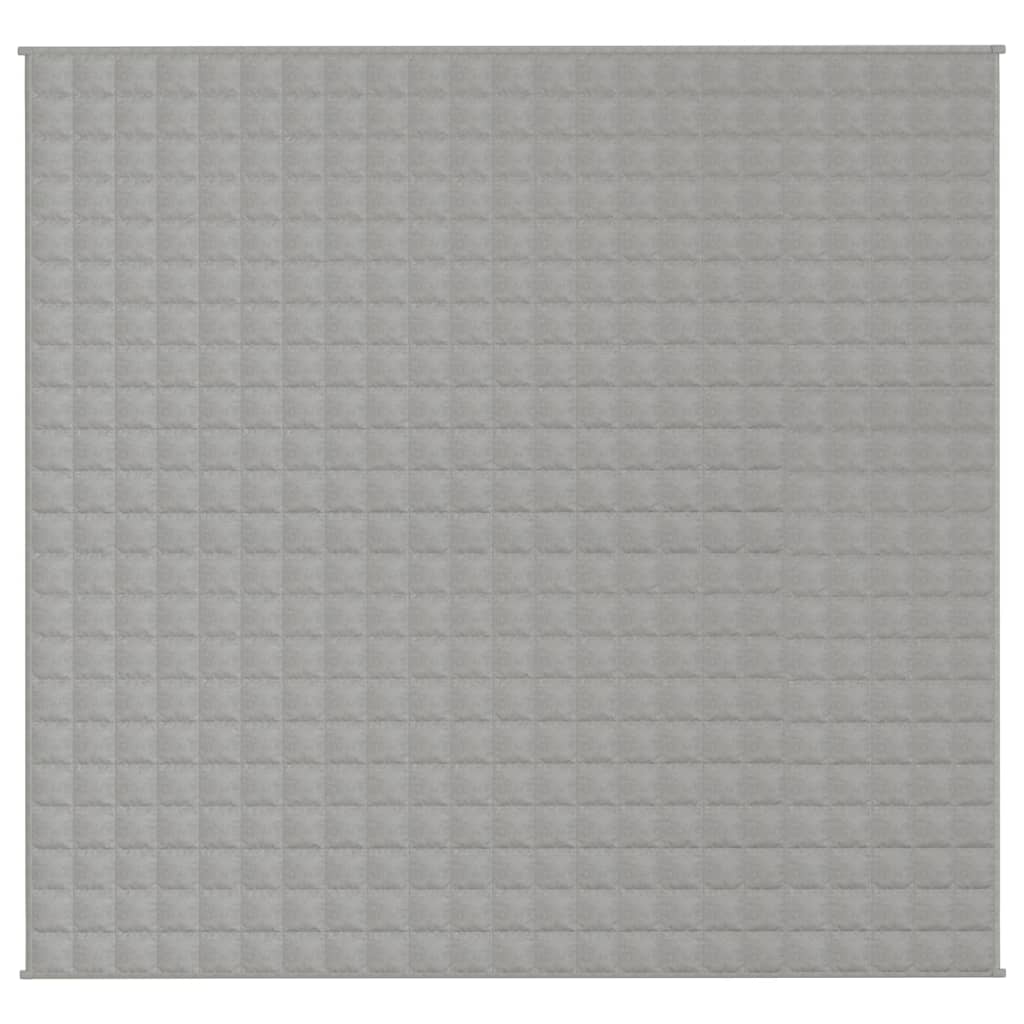 Coperta Ponderata Grigia 220x230 cm 15 kg Tessuto