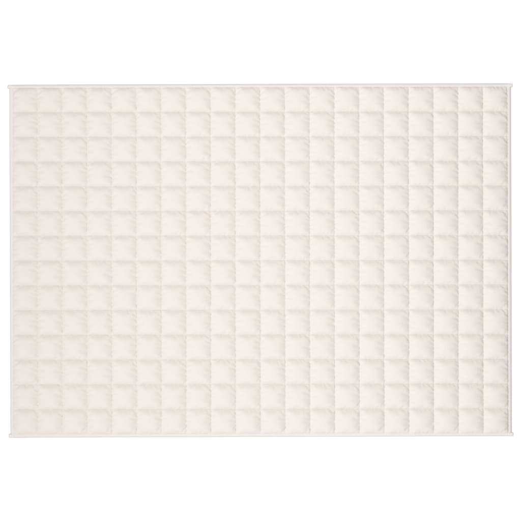 Coperta Ponderata Crema Chiaro 137x200 cm 6 kg Tessuto