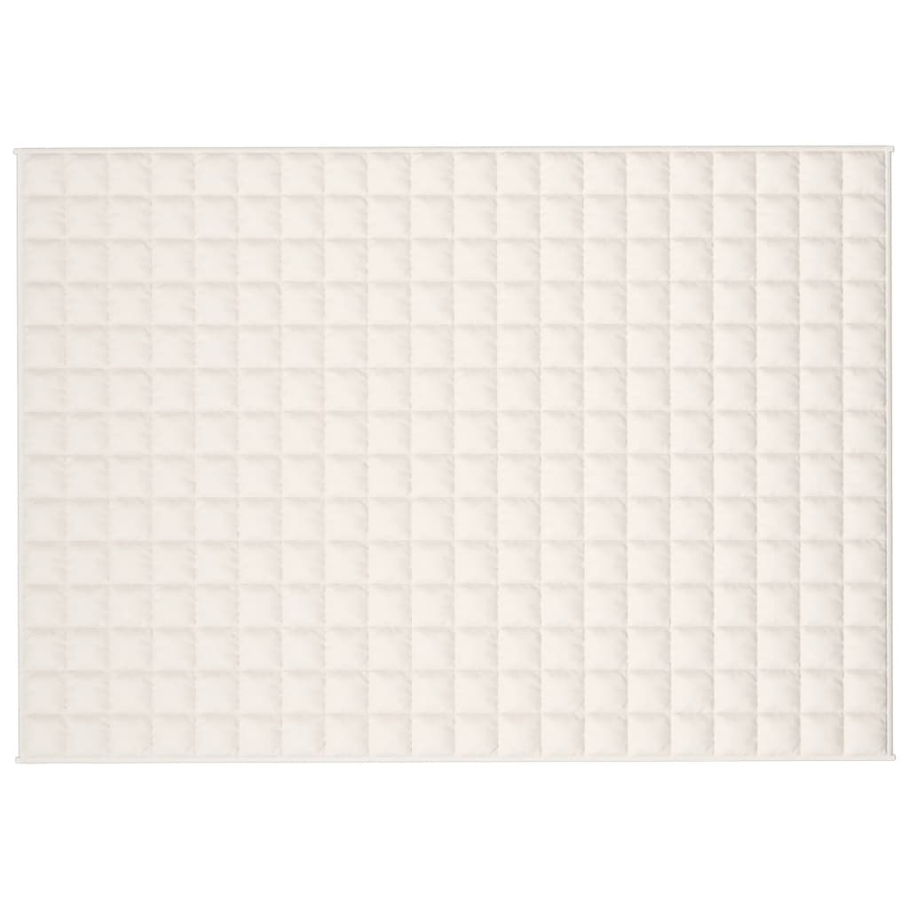 Coperta Ponderata Crema Chiaro 140x200 cm 6 kg Tessuto