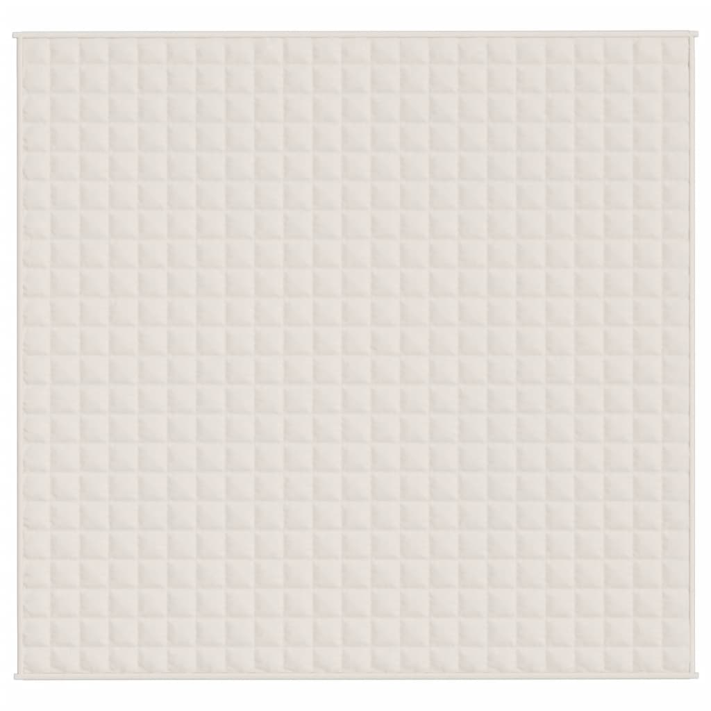 Coperta Ponderata Crema Chiaro 220x240 cm 11 kg Tessuto