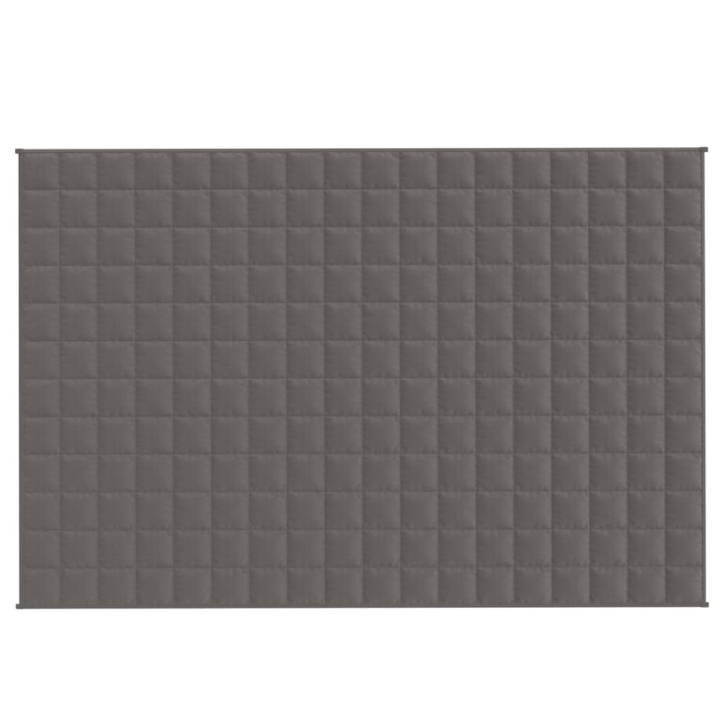 Coperta Ponderata Grigia 122x183 cm 5 kg in Tessuto