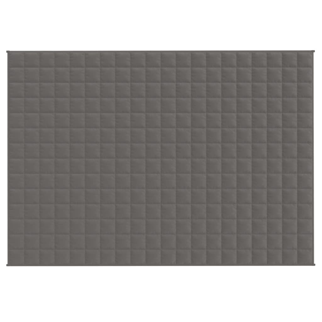 Coperta Ponderata Grigia 140x200 cm 6 kg Tessuto