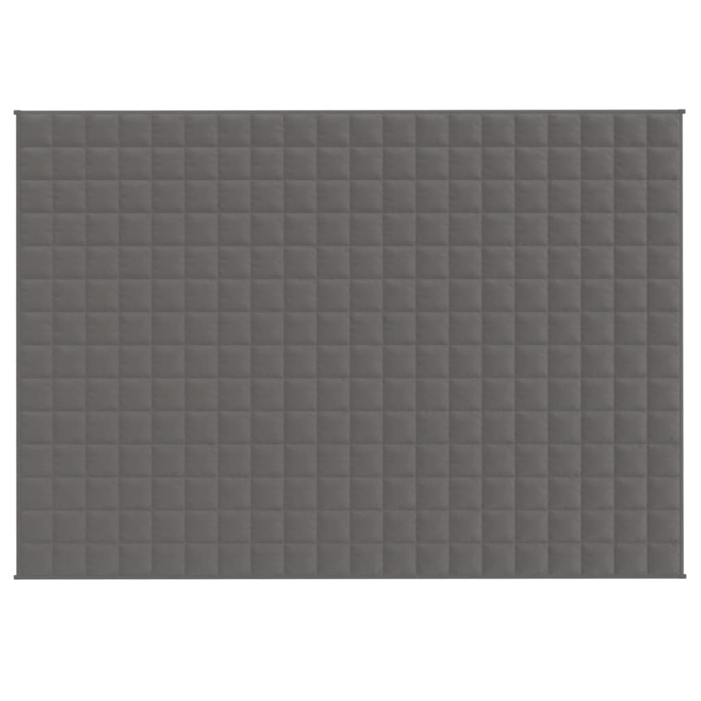 Coperta Ponderata Grigia 140x200 cm 10 kg Tessuto