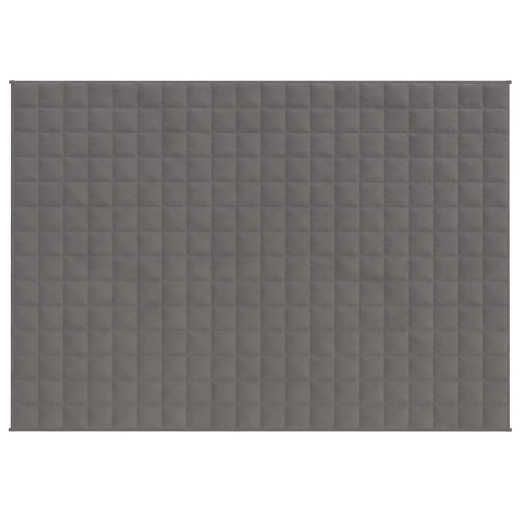 Coperta Ponderata Grigia 152x203 cm 7 kg Tessuto