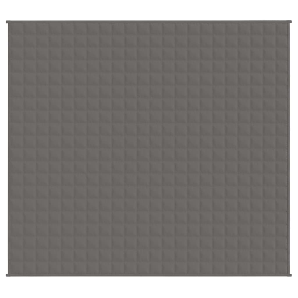 Coperta Ponderata Grigia 200x230 cm 13 kg Tessuto