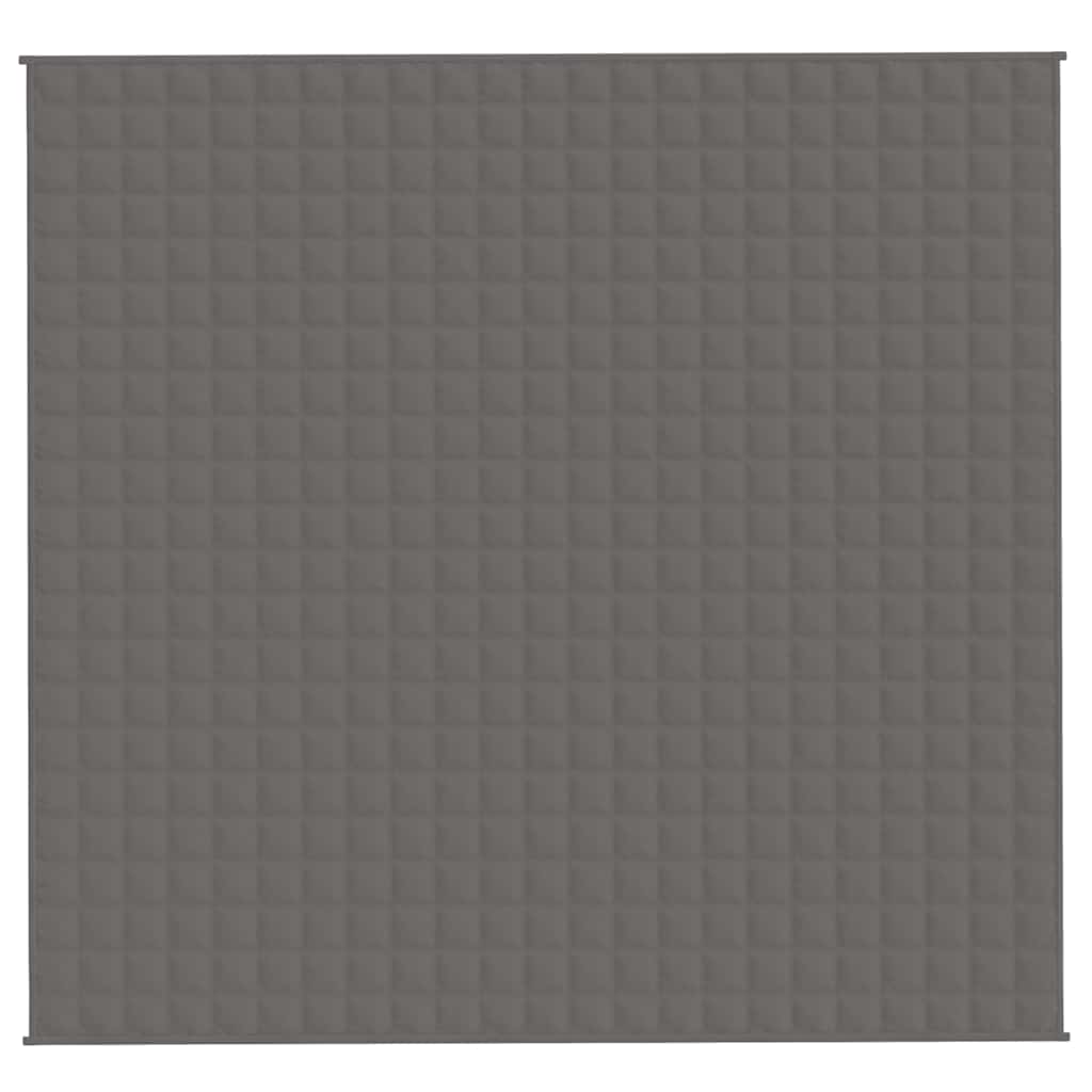 Coperta Ponderata Grigia 220x240 cm 11 kg Tessuto