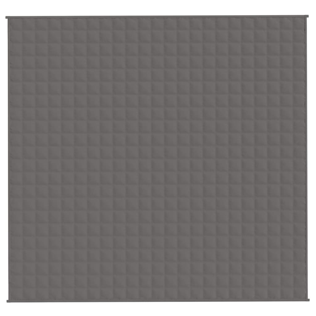 Coperta Ponderata Grigia 220x240 cm 15 kg Tessuto