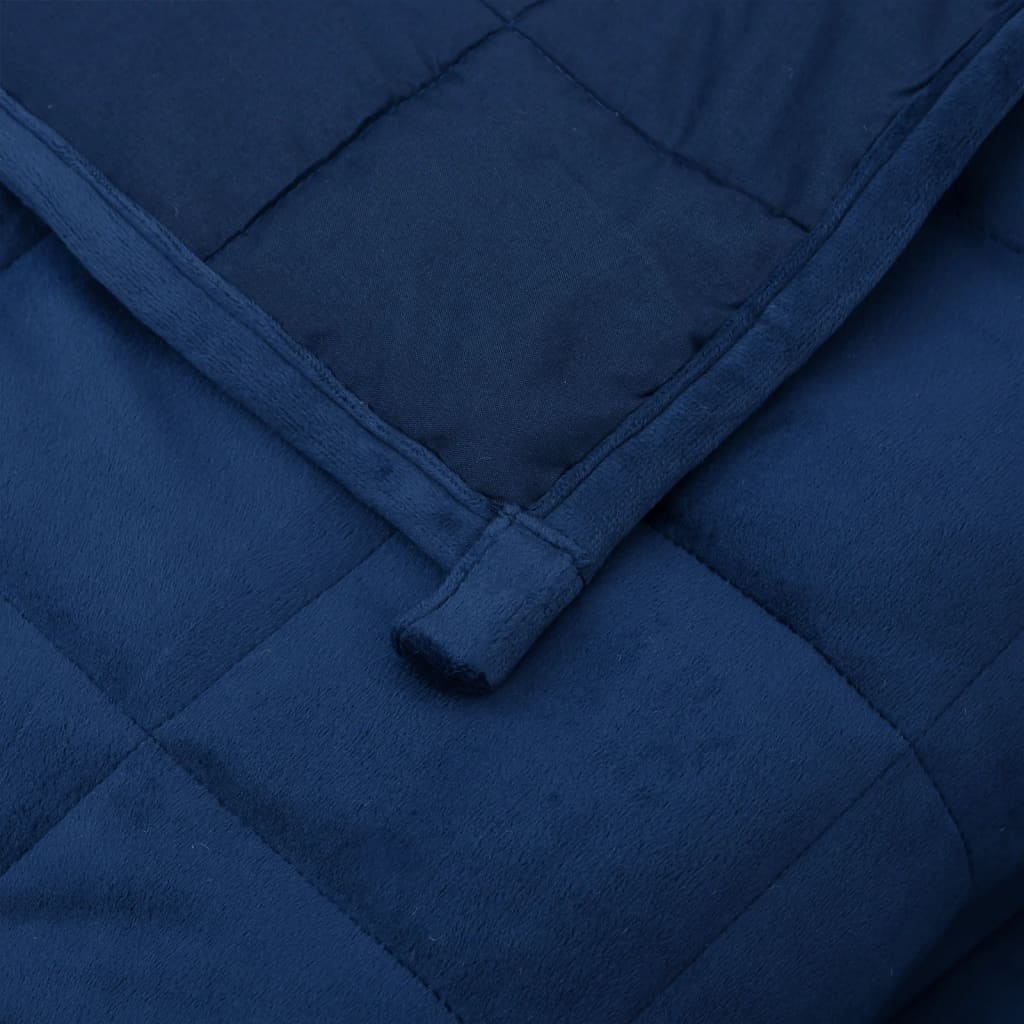 Coperta Ponderata Blu 200x220 cm 13 kg Tessuto