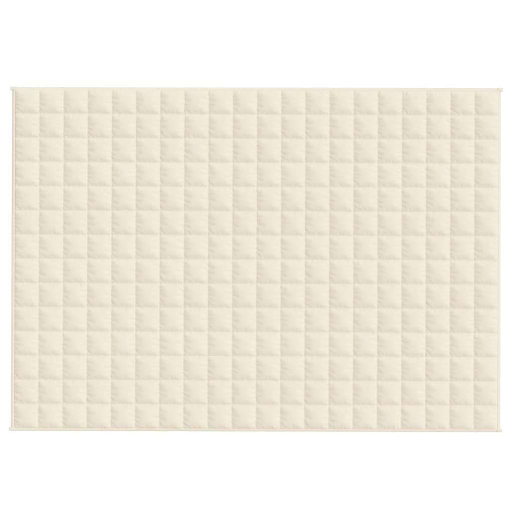 Coperta Ponderata Crema Chiaro 137x200 cm 6 kg Tessuto